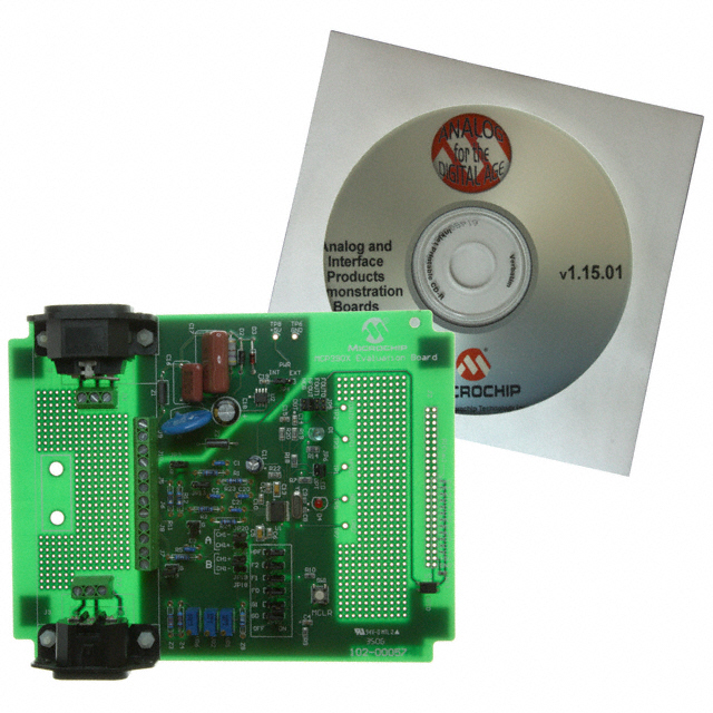 MCP3905EV Microchip Technology  Cartes et kits d'évaluation et de démonstration